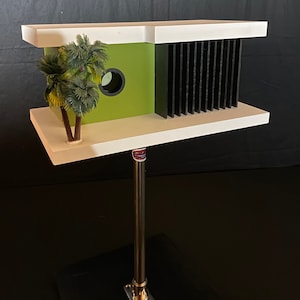 Mid Century Modern Birdhouse. Modern Monterey Peninsula Collection! Frank Lloyd Wright, Architectural Birdhouse, California Modern Birdhouse