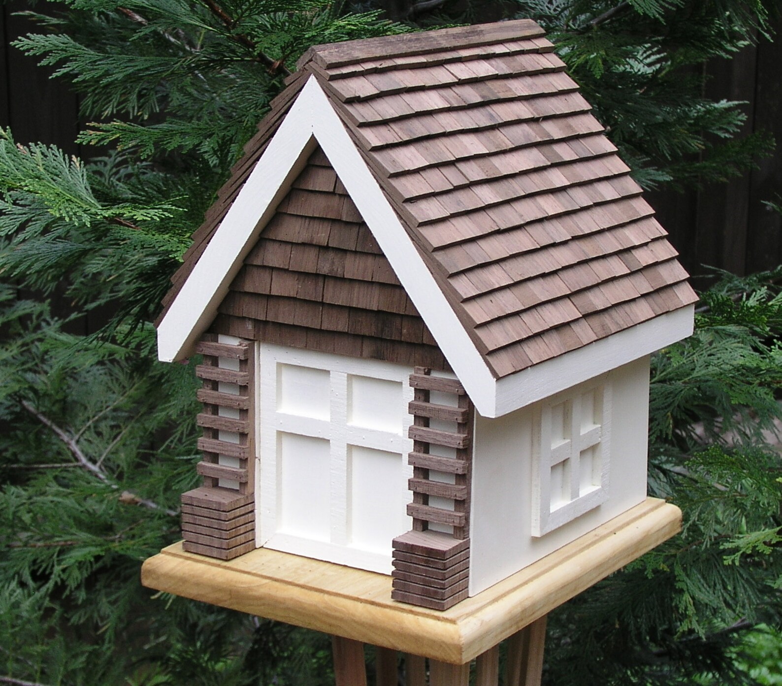 Springtime One Car Garage Birdhouse Peach Blossoms Craftsman Etsy