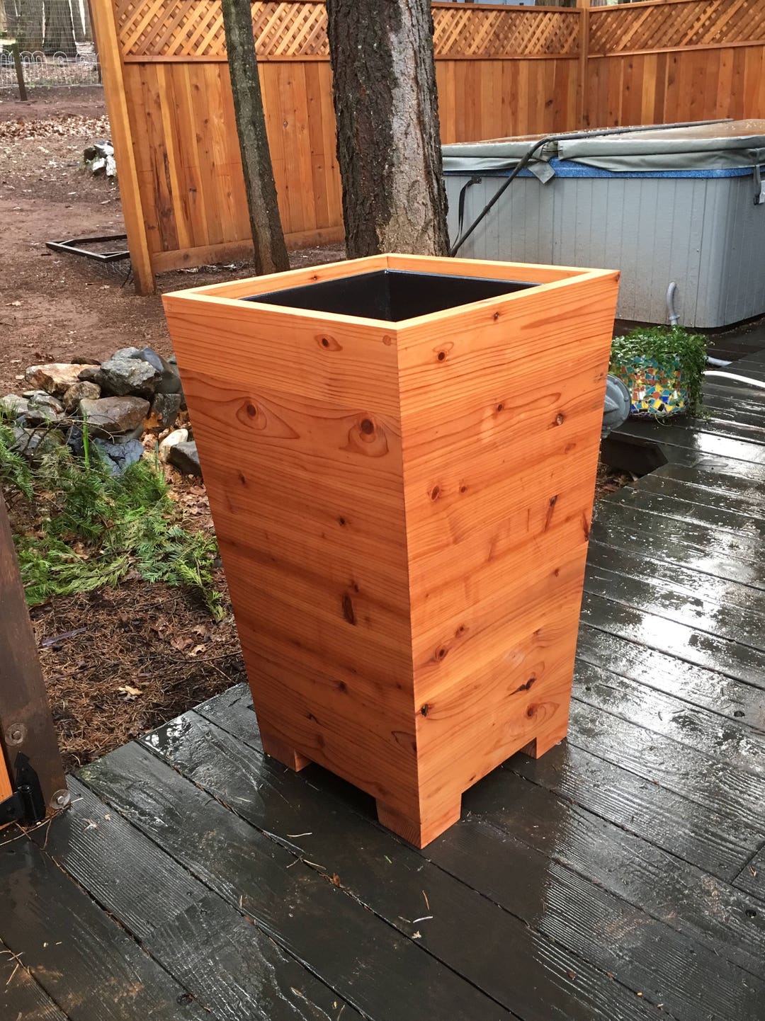 grovemade Wood Planter Tall short セット Mini Indoor Wooden Succulent Planter | Grovemade®