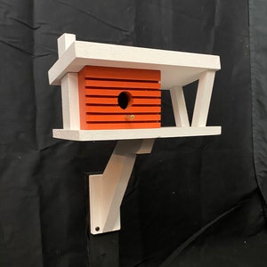 Hummingbird House, Mid Century Modern Birdhouse, Modernest Gift, Hand Made, Miniature Novelty Birdhouse, Indoor/ Outdoor, Bird lovers Gift.