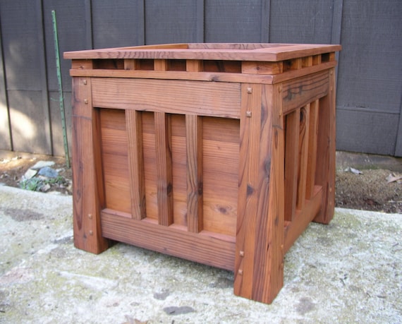 Mission Style Planter Craftsman Style Arts And Craft Style Etsy