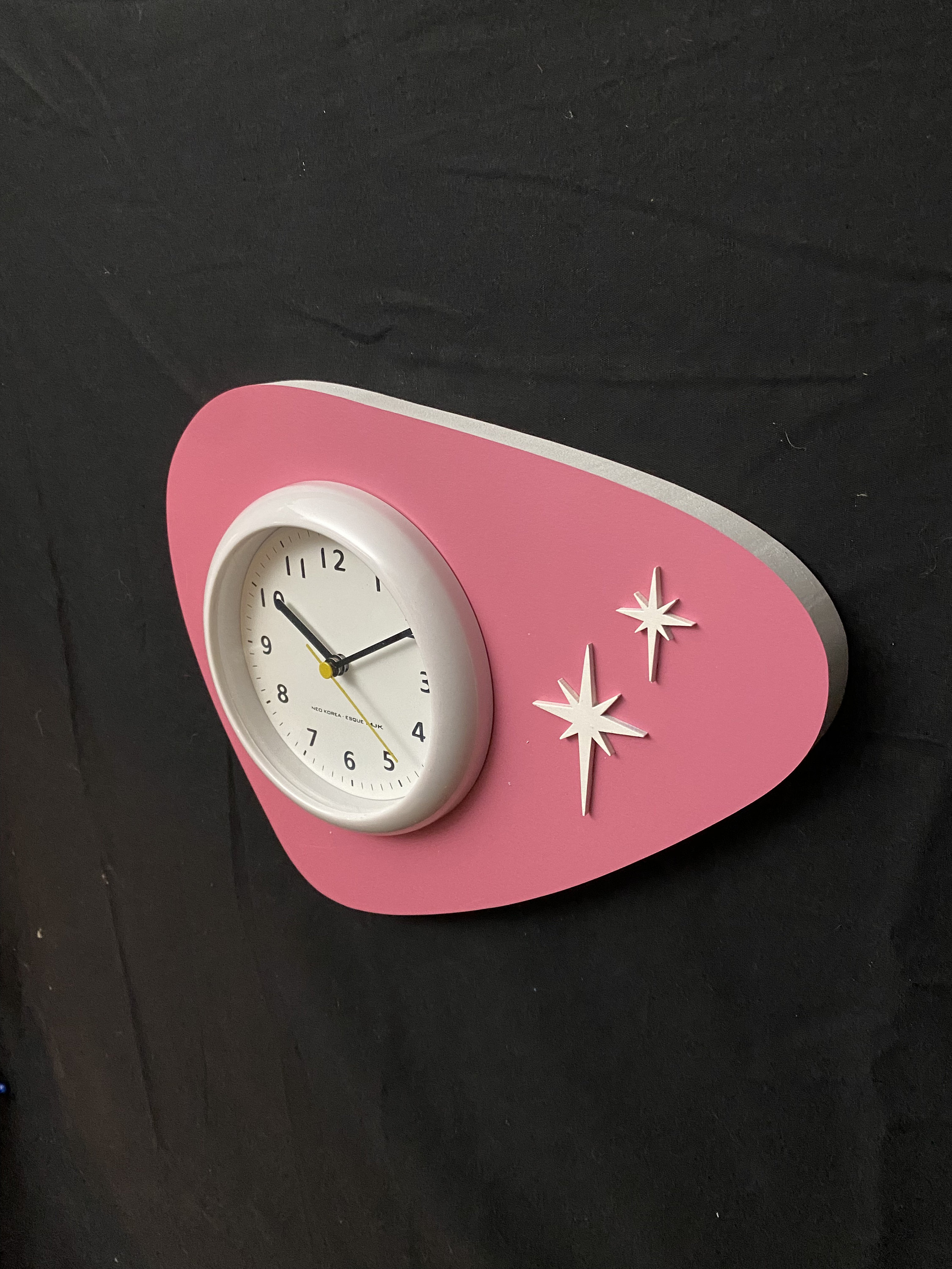 Mid Century Modern Wall Clock, Water Proof, Outdoors or Indoors, Atomic ...