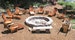 Custom Fire Pits Designed to Cook  On, Open Pit Cookery, Real Wood BBQ,  Fire pit designs, Adirondack Chairs, Picnic Tables 