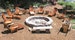 Custom Fire Pits Designed to Cook On, Open Pit Cookery, Real Wood BBQ, Fire pit designs, Adirondack Chairs, Picnic Tables