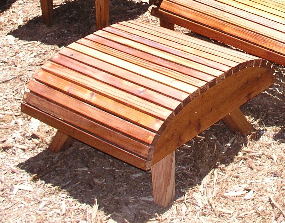 Modern Adirondack Chair Ottoman Only Reclaimed Redwood - Is Redwood Good For Outdoor Furniture Modern Adirondack Chair Ottoman Only Reclaimed Redwood - Is Redwood Good For Outdoor Furniture