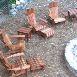 Made4Home Imperial Adirondack Chair Handmade Rattan Wicker Steel Frame Cushion All Weather Comfortable