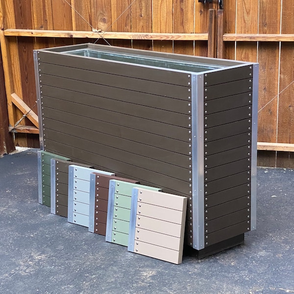 View of Industrial Planter Box - Etsy