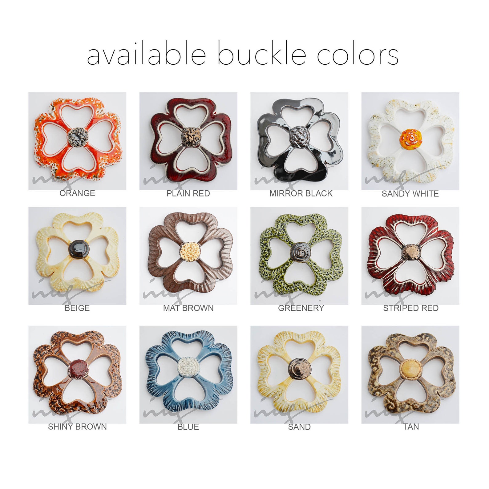 shawl with buckle