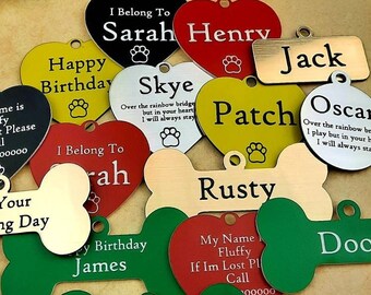 Personalized Dog Tag – Engraved Pet ID, Custom Name Tag