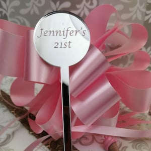 Kreis Cocktail / Drink Stirrers Set von 5 Personalisiert - Party Swizzlers - Junggesellinnenabschied