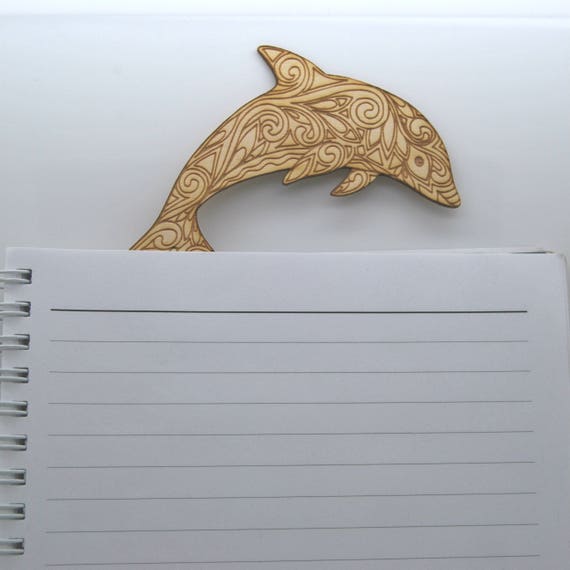 Bookmark - Dolphin - Birch wood Bookmark - Dolphin - Birch wood