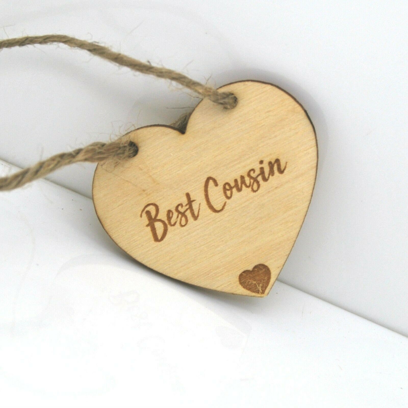 Targa Cuore Cousins Are Like Stars - Regalo Per Cugini - Design Rustico Con Stelle - Ricordo Affettuoso - Foto 11