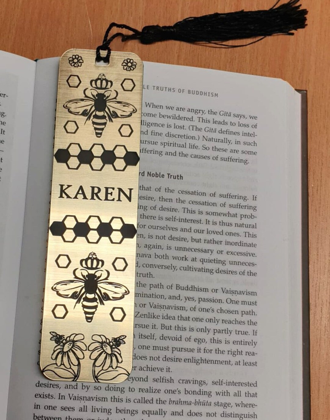 Queen Bee Laminated Bookmark Personalised - Lots of Colours - Gift - Etsy