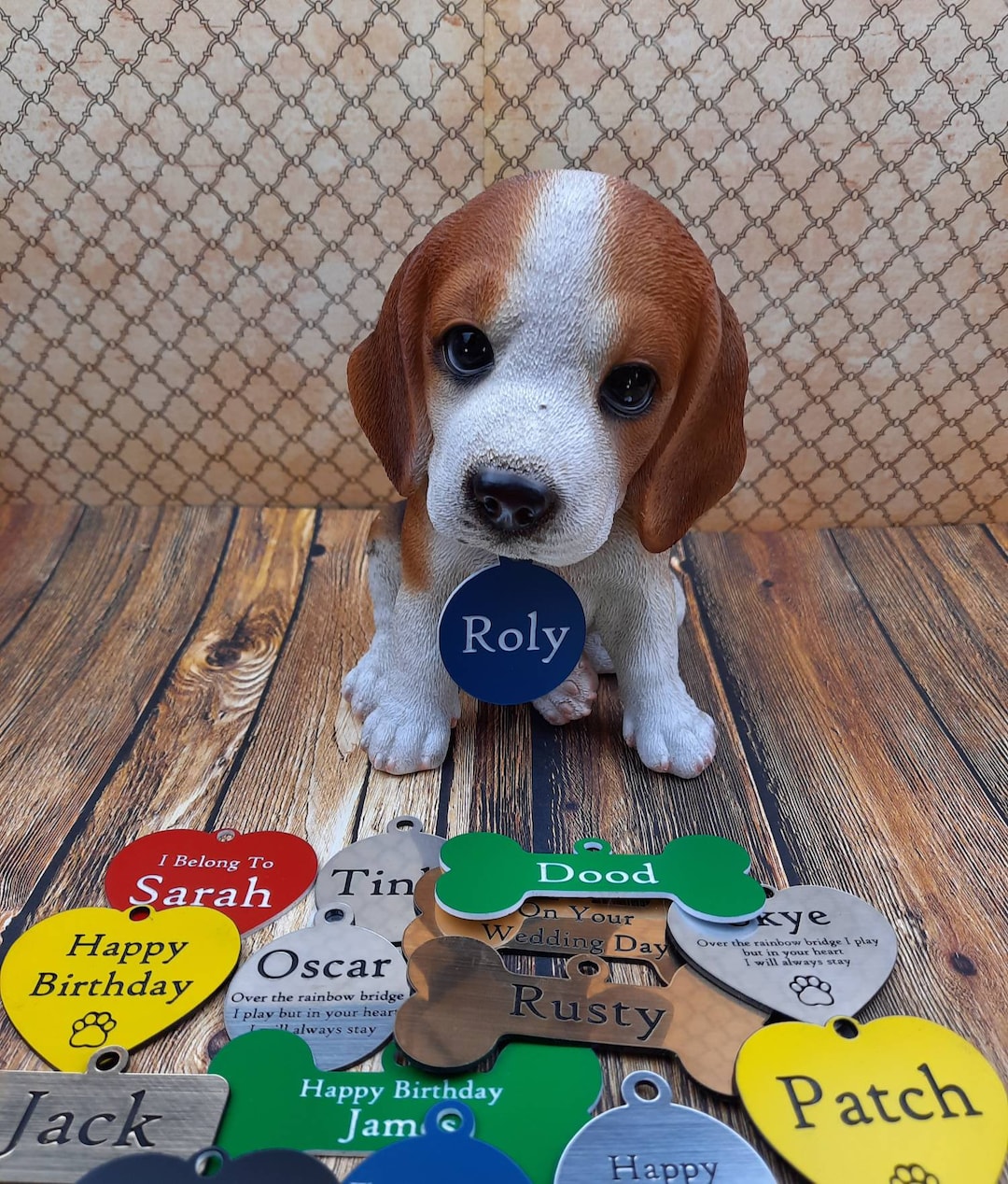 Bambini E Decorazioni Per Cuccioli Di Cane Chiudi Fotografia Stock