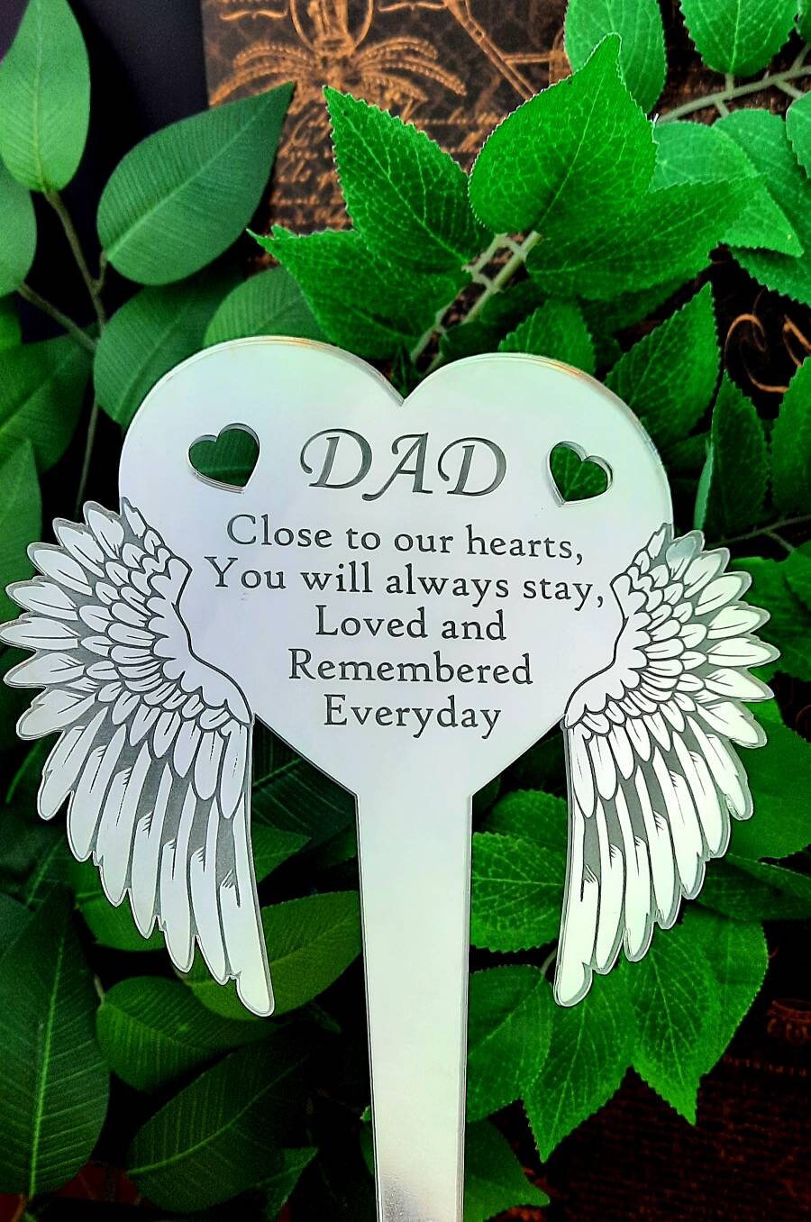 12.25" Forever In Our Hearts Memorial Angel Statue