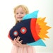 claireblackwood1 reviewed Space Rocket Pillow, kids room decor, boys room decor, girls room decor, baby nursery decor