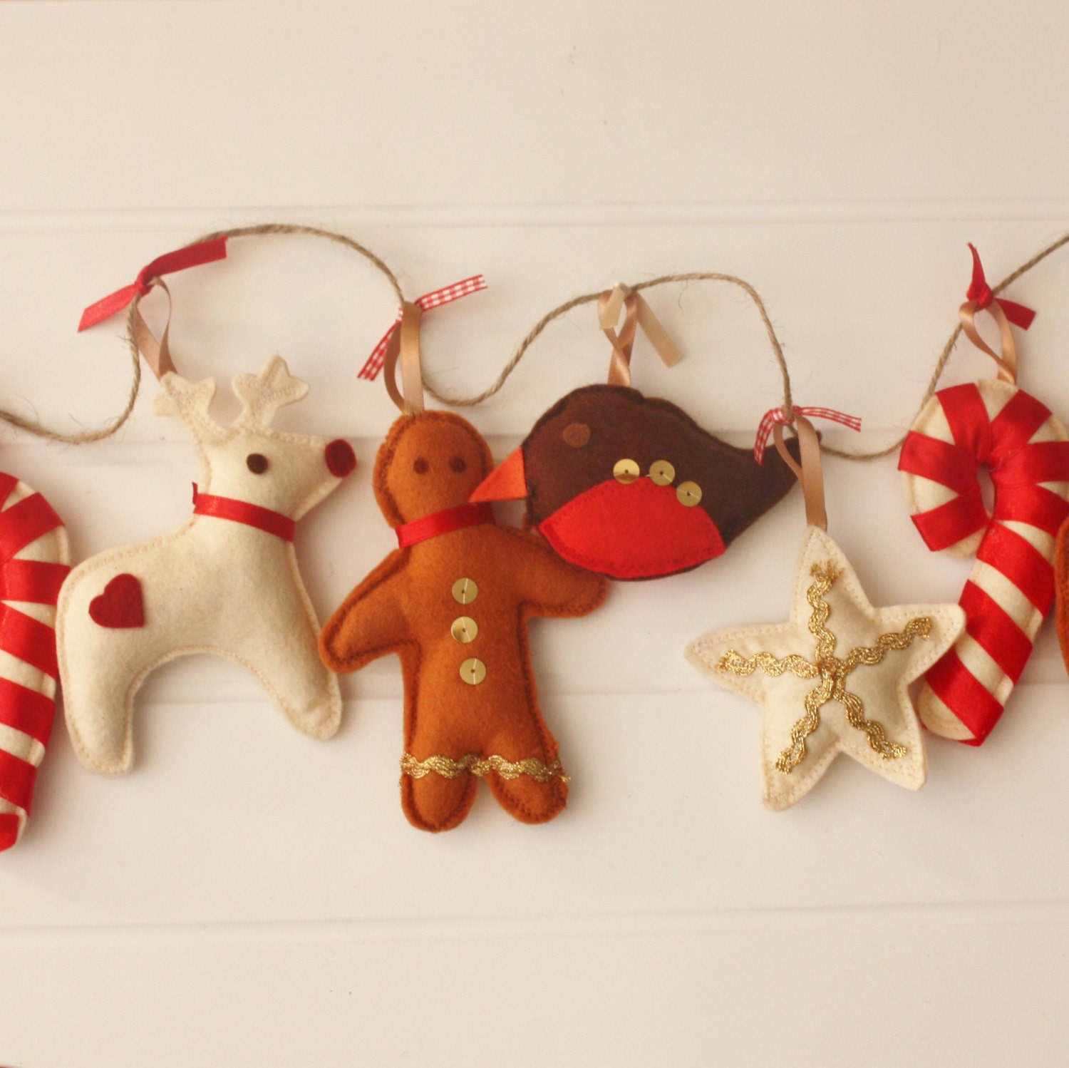 Traditional Christmas Decoration Christmas Garland Etsy UK