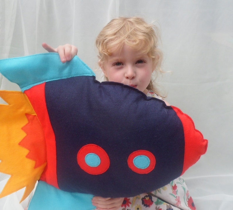 Space Rocket Pillow kids room decor boys room decor girls image 3