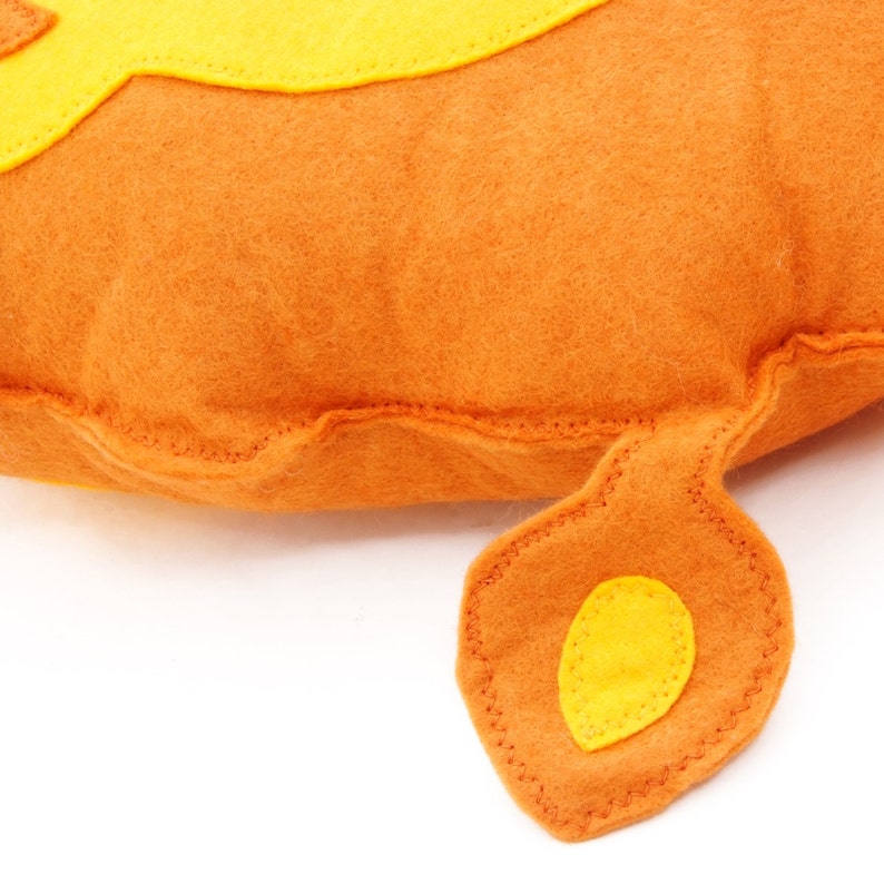 Lion Felt Applique Handmade Childs Cushion Etsy