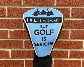 Golf is Serious Club Cover