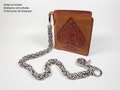 Byzantine-2 Wallet Chain, Stainless Steel, Chainmaille Biker Wallet Chain, Chainmail Chain, Trouser Chain, Biker Chain Belt, Swivel Clasp