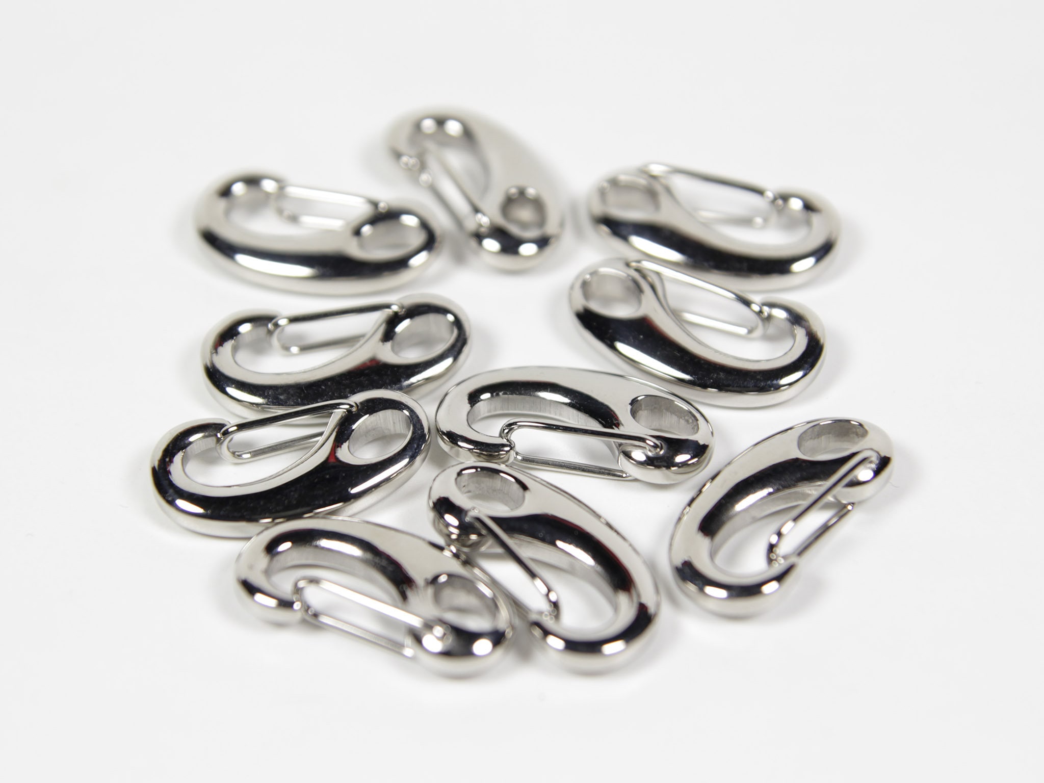 10pcs 26mm Stainless Steel Lobster Clasps, Bracelet Clasps, Claw Clasps,  Key Clips, Chainmail Clasps, Paracord Clasp, Spring Clip 