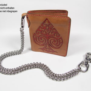 Elf Bridge Chain Wallet Chain, Stainless Steel, Chainmaille Biker Wallet Chain, Chainmail Chain, Trouser Chain, Biker Chain Belt