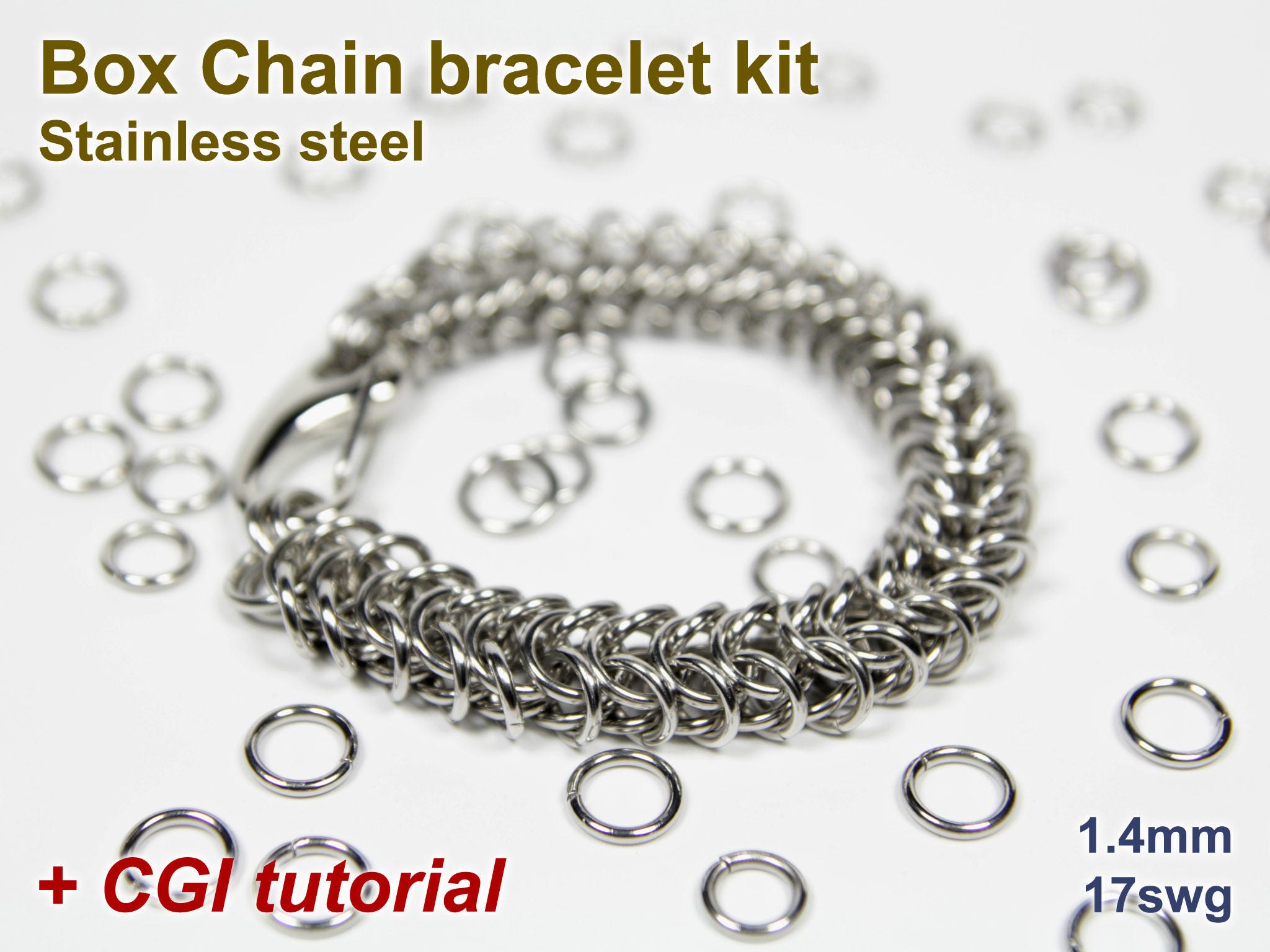 Craft Supplies & Tools Jump Rings Jewelry & Beauty Chainmaille Tutorial