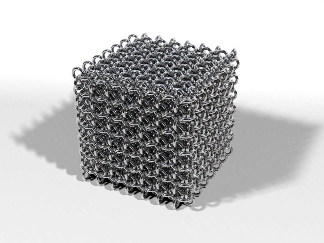 Chainmail jelly cube