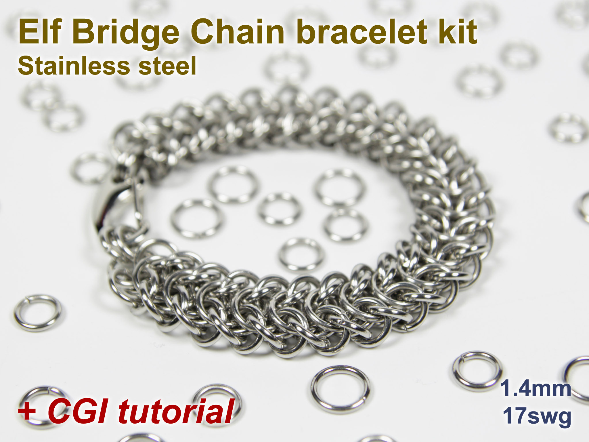 Craft Supplies & Tools Jump Rings Jewelry & Beauty Chainmaille Tutorial