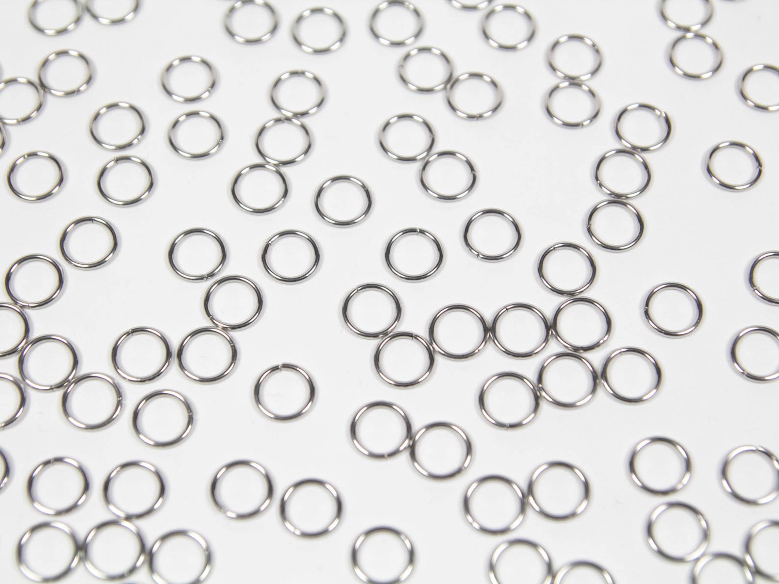 9.5x1.2mm Stainless Steel Jump Rings Machine Cut Etsy