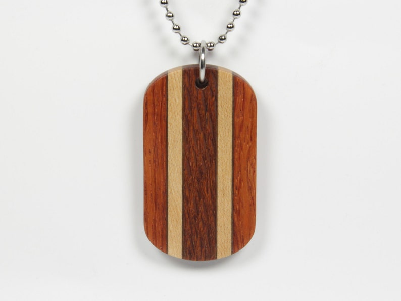 Mosaic Dog Tag Wooden Dog Tag Wood Dog Tag Orange Dog Tag Etsy