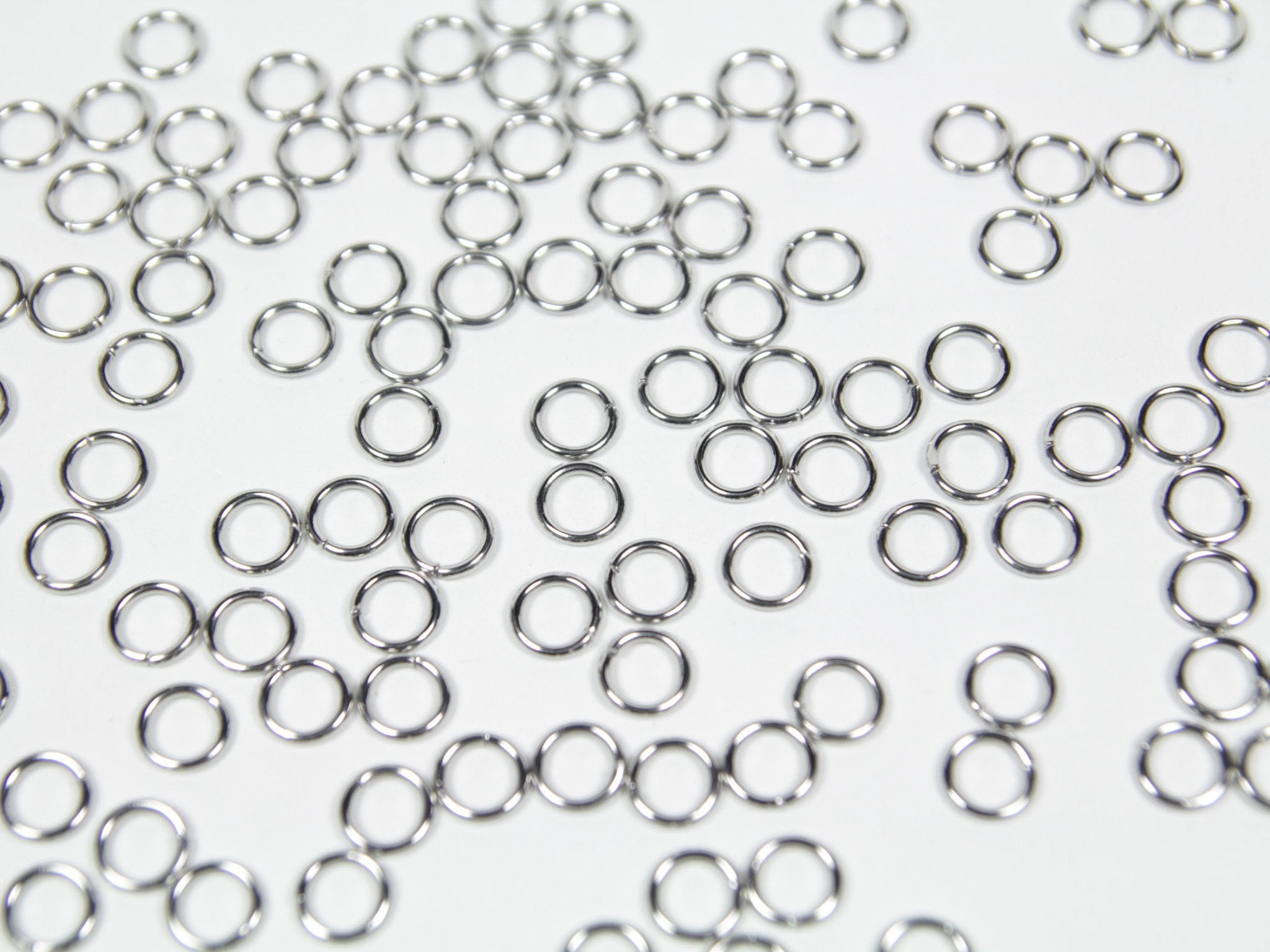 9.5x1.5mm, Stainless Steel Jump Rings, Machine Cut, Chainmaille Rings ...