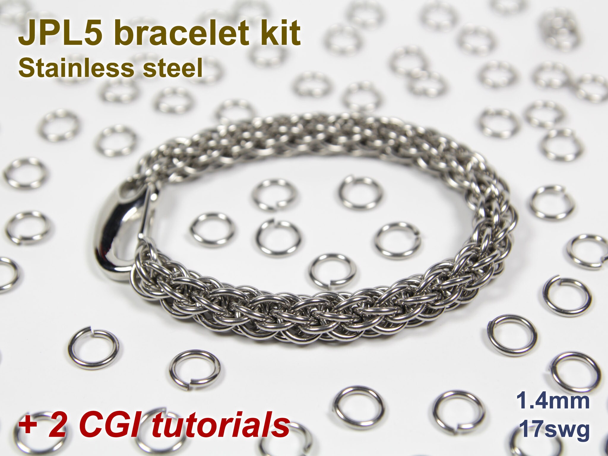 Jens Pind Chainmaille Bracelet Stainless Steel