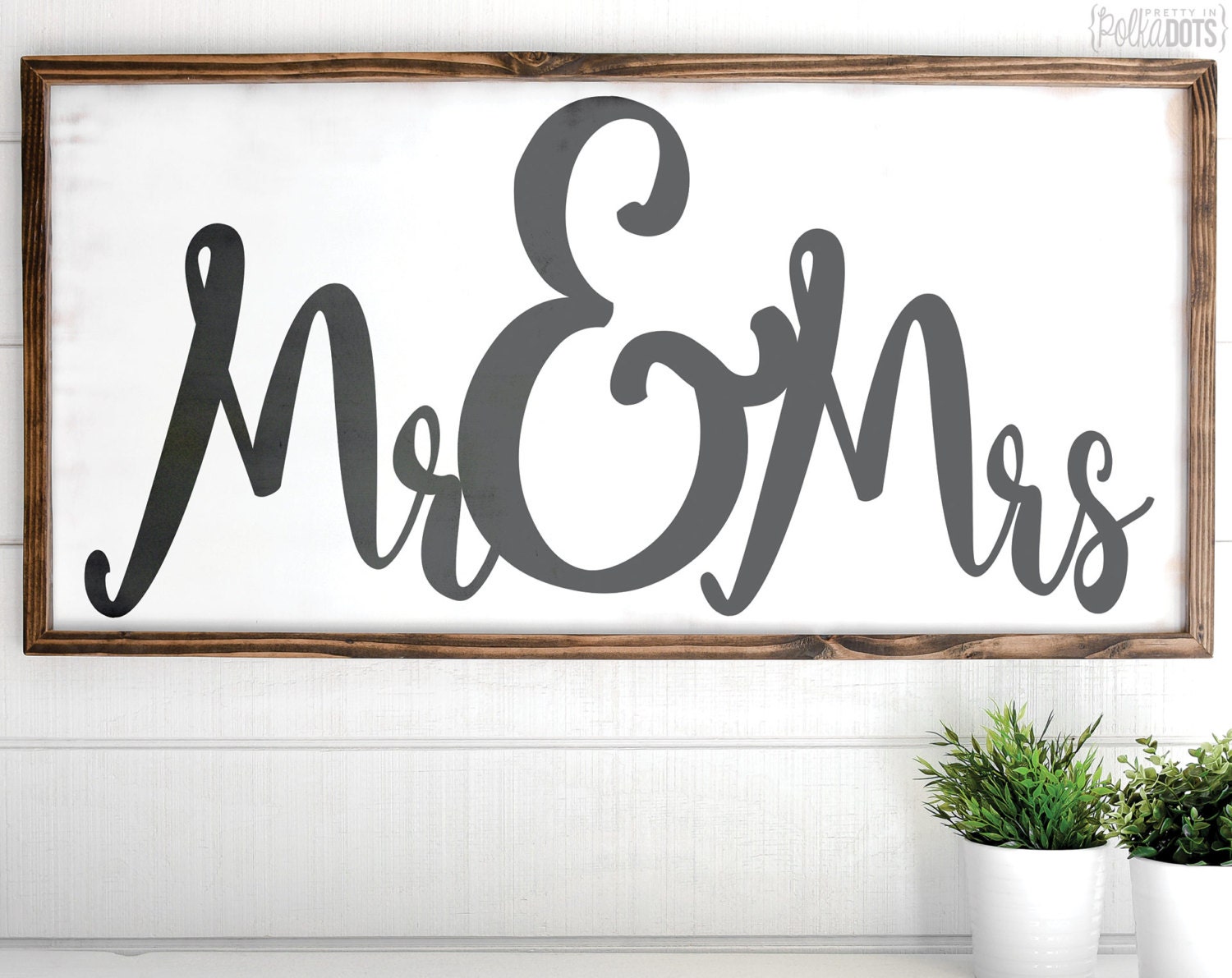 Mr &amp; Mrs Sign FREE SHIPPING Farmhouse Wood Sign 47x23 | Etsy