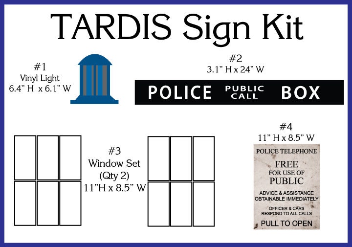 Doctor Who The Tardis Door Sign
