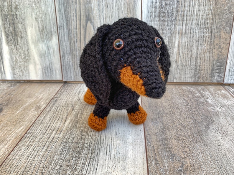 Crochet Dachshund Pattern Dachshund Amigurumi Crochet Dog Etsy