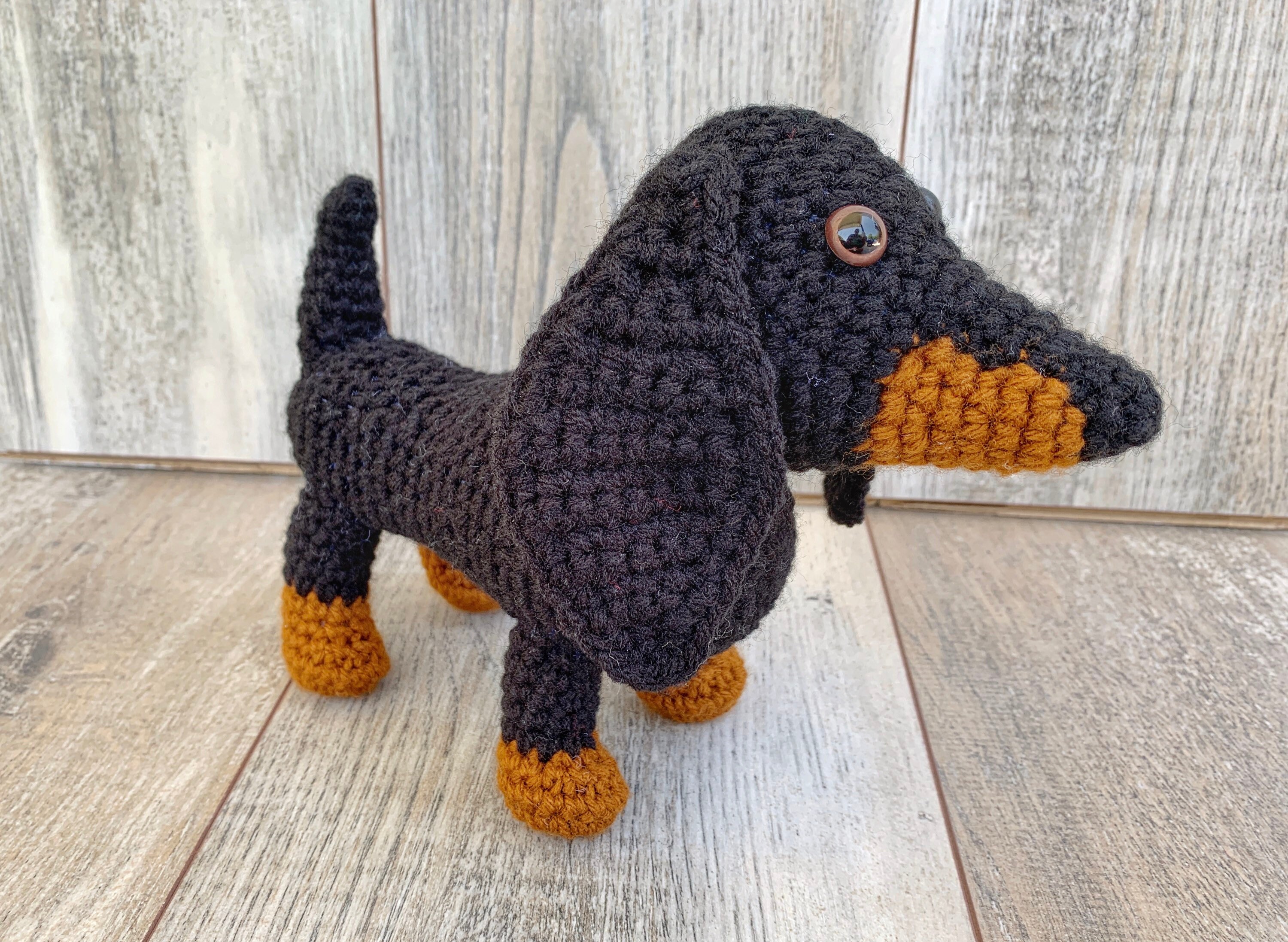 Crochet Dachshund Pattern Dachshund Amigurumi Crochet Dog Etsy