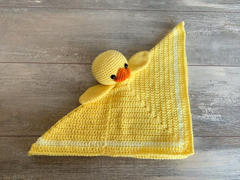 PATTERN Crochet Duck Lovey Frankie the Duck Lovey PDF Etsy Canada
