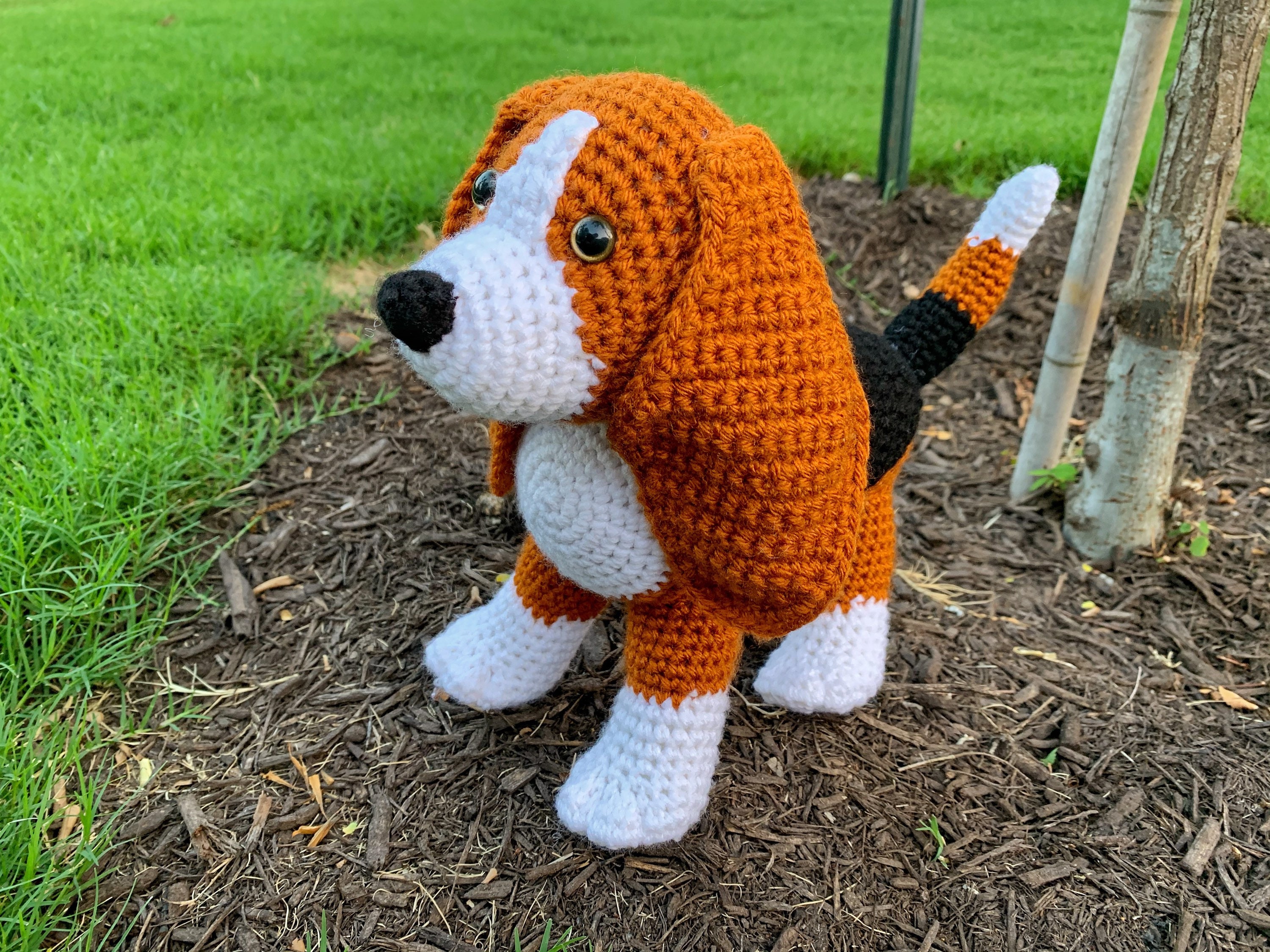 Crochet Beagle Pattern Beagle Amigurumi Crochet Dog Crochet Etsy
