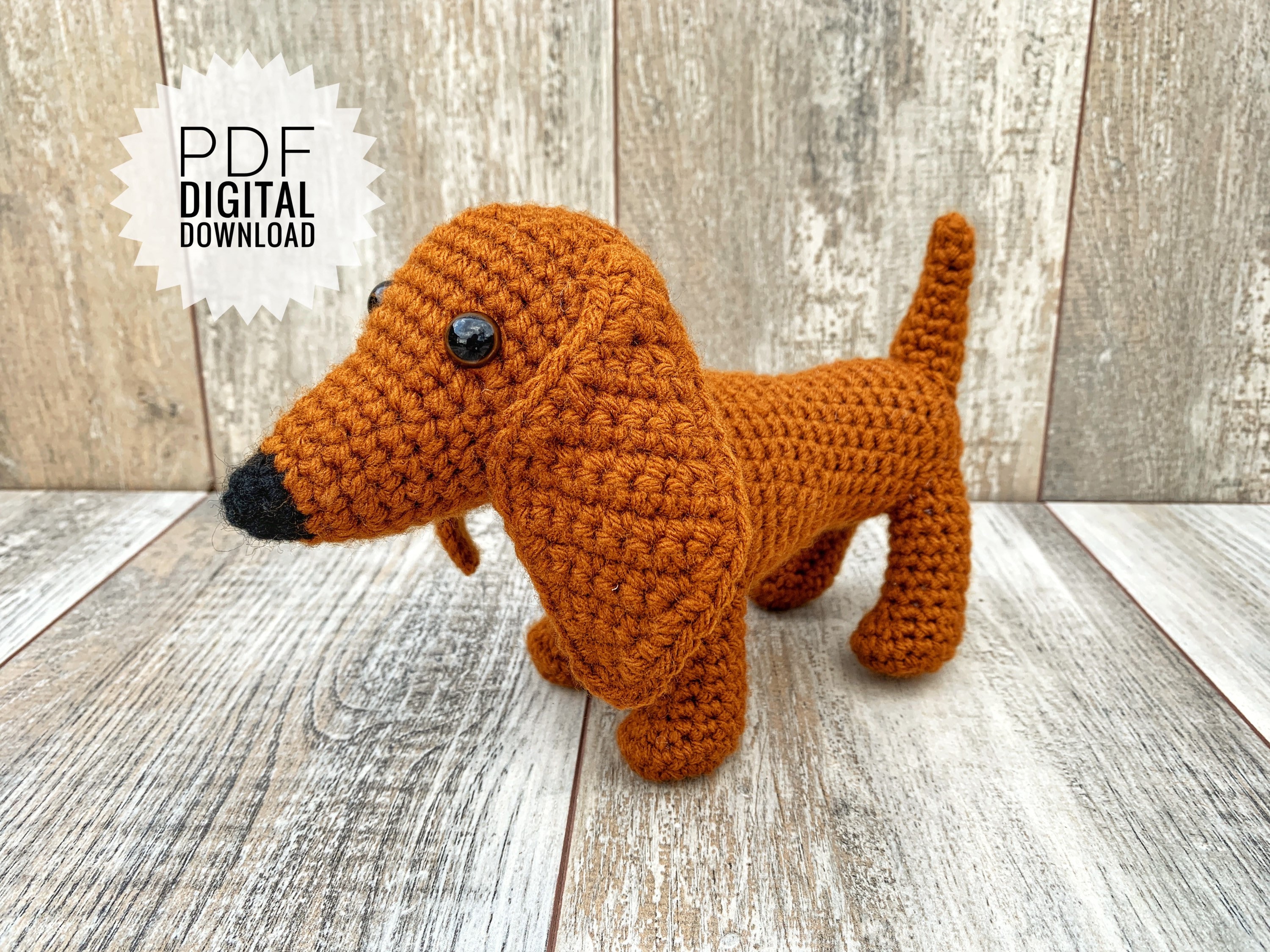 Stuffed Dachshund Pattern Etsy