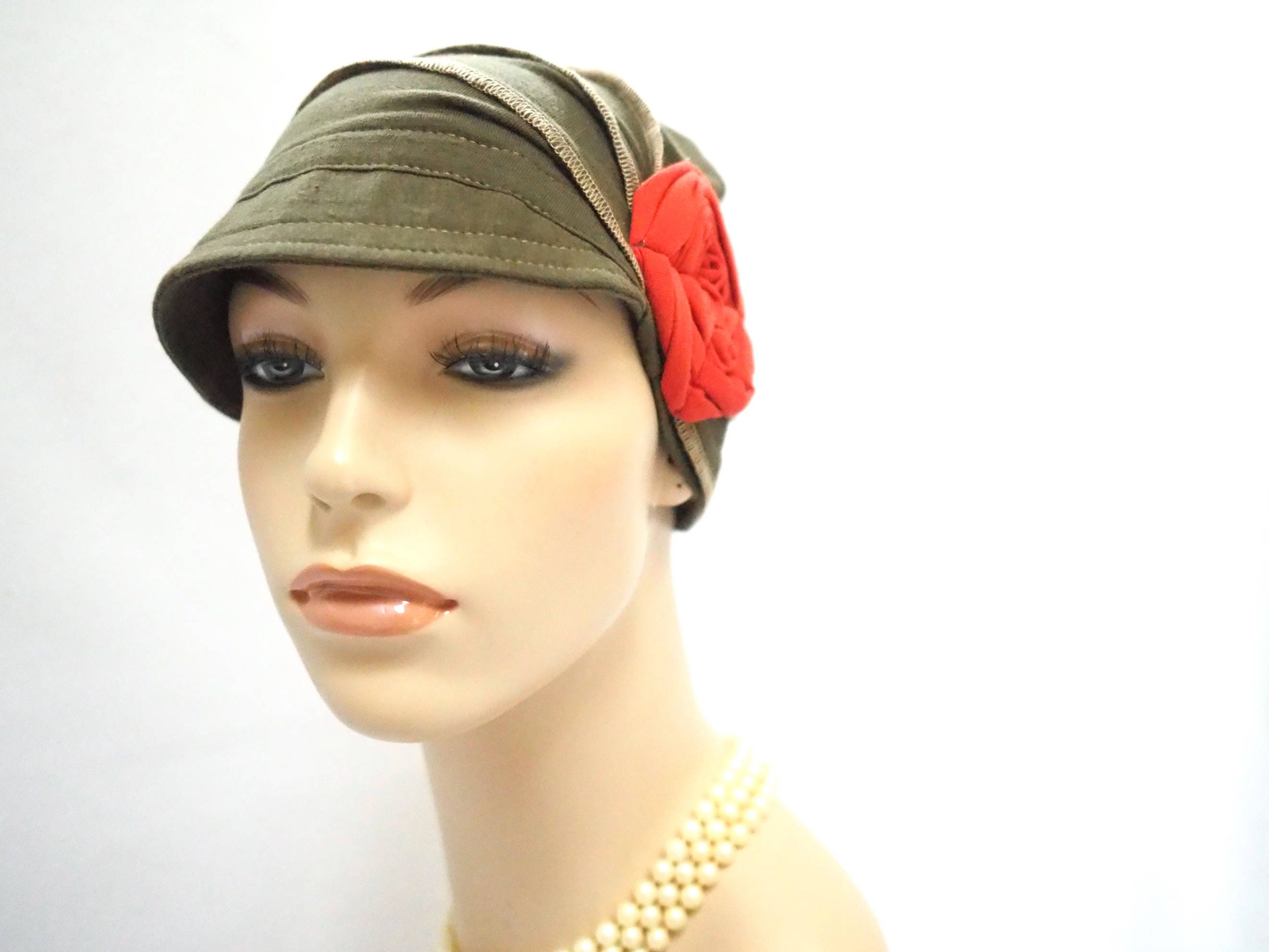 Womens Cancer Hat Women Alopecia Hat Chemo Headwear Women Etsy