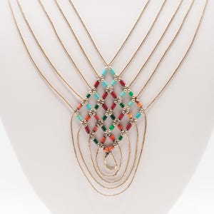 Vintage Liquid Silver and Turquoise Necklace