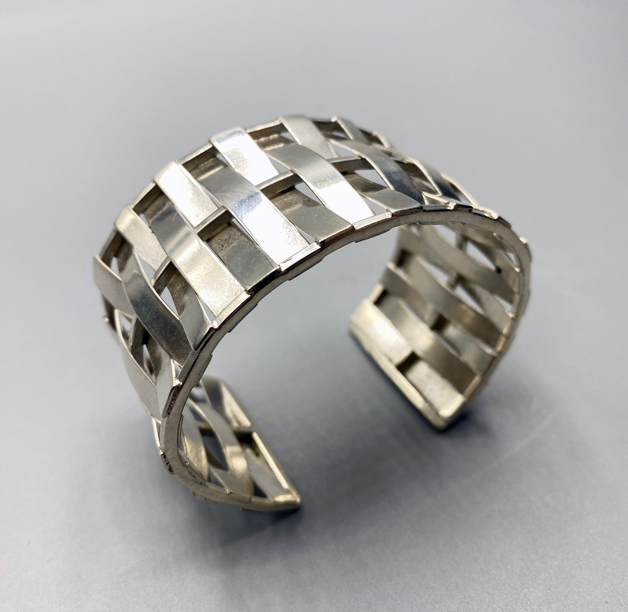 海外発送 トリーバーチ ブレスレット Marion Woven Chain Cuff Sterling Woven Cuff - Etsy