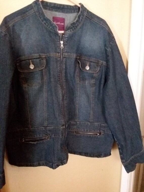 gloria vanderbilt denim jacket