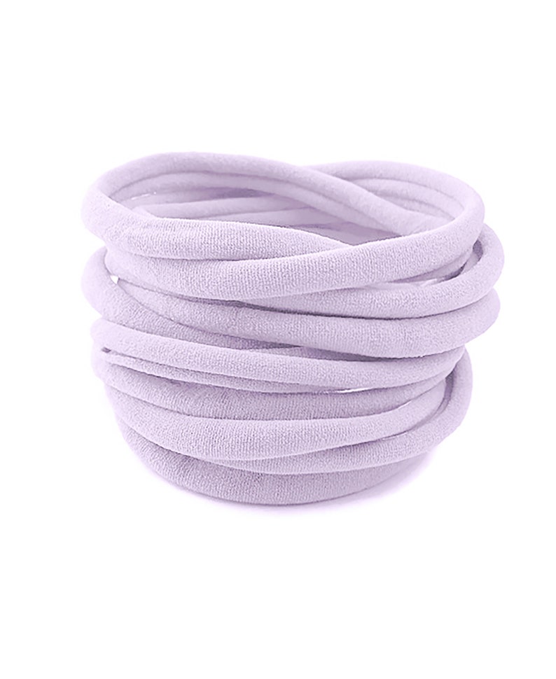 One Size Fits most Nylon Baby Headband,Toddler WHOLESALE lavender Nylon headband bulk nylon Infant Newborn Skinny Very Stretchy