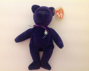 TRULY RARE 1st Edition Princess Diana Beanie Babies Collectible