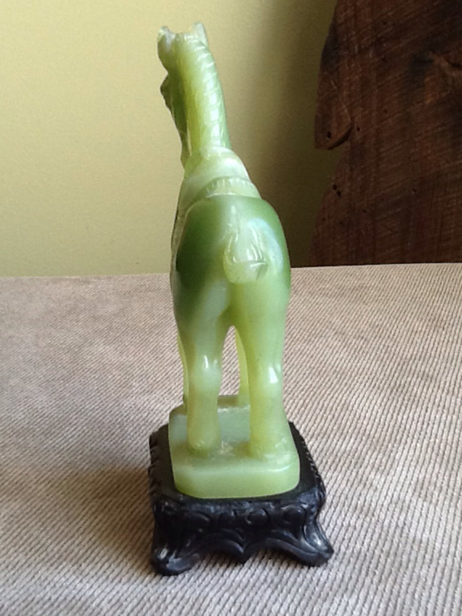 1960s Italy Wony LTD Faux Jade Horse Figurine Etsy