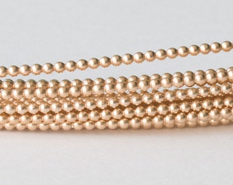 14/20 Yellow Gold-Filled Full-Bead  Wire (Soft)