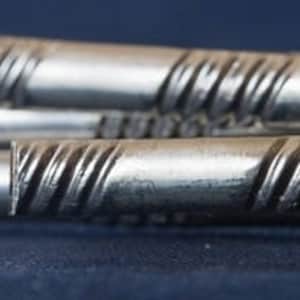 925 Sterling Silver Pattern 1/2 Round Wire 3.89 x 1.60mm